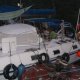 84- Amarrage pour la nuit  sur le lac Gatun et apero 